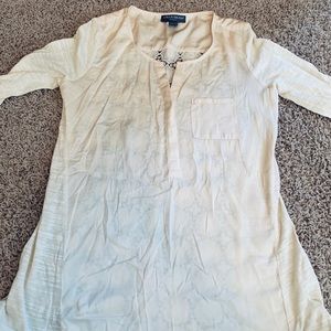 Silk & Crochet blouse